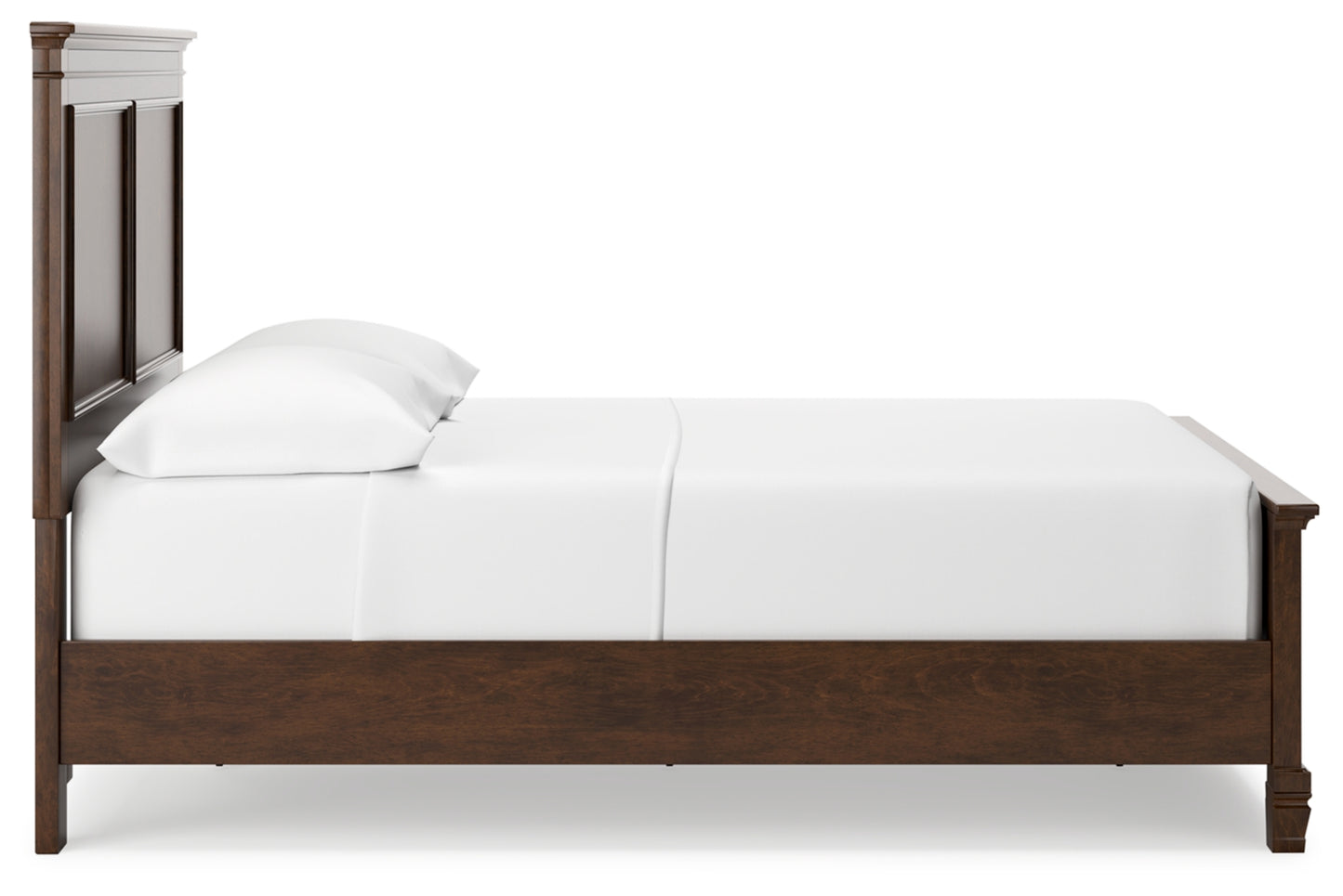 Danabrin Full Panel Bed with Mirrored Dresser, Chest and Nightstand