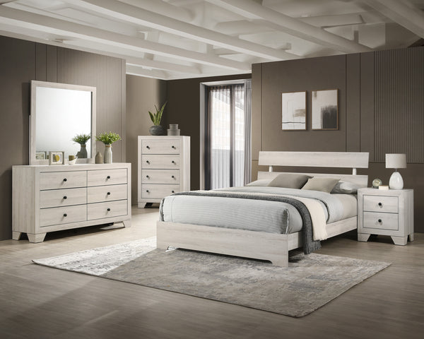 Atticus Night Stand White