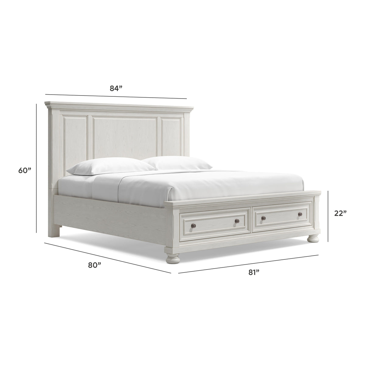 Robbinsdale King Panel Storage Bed