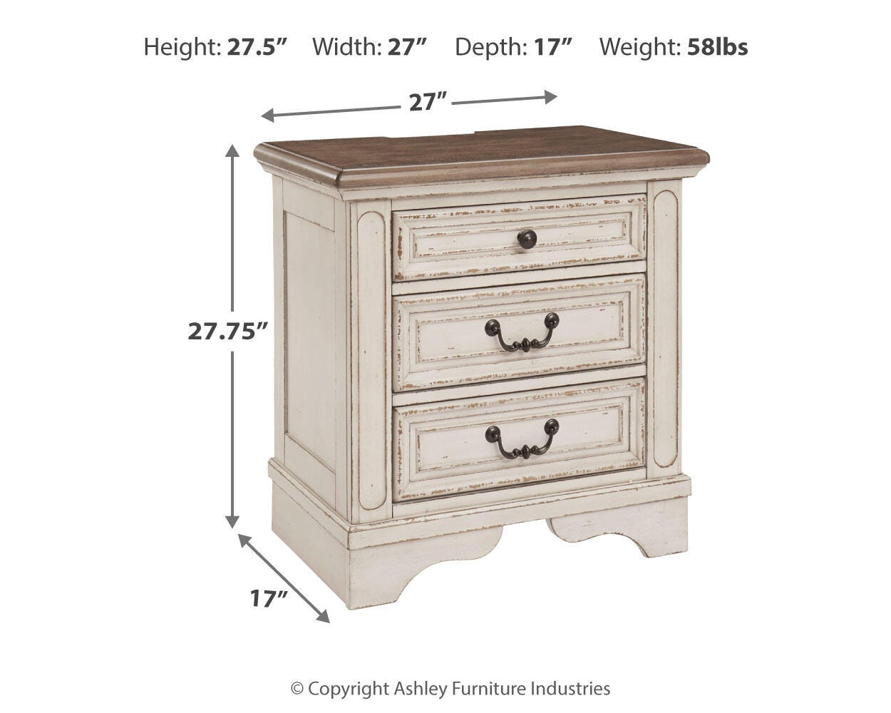 Realyn Queen Upholstered Panel Bed, Dresser, Mirror and Nightstand