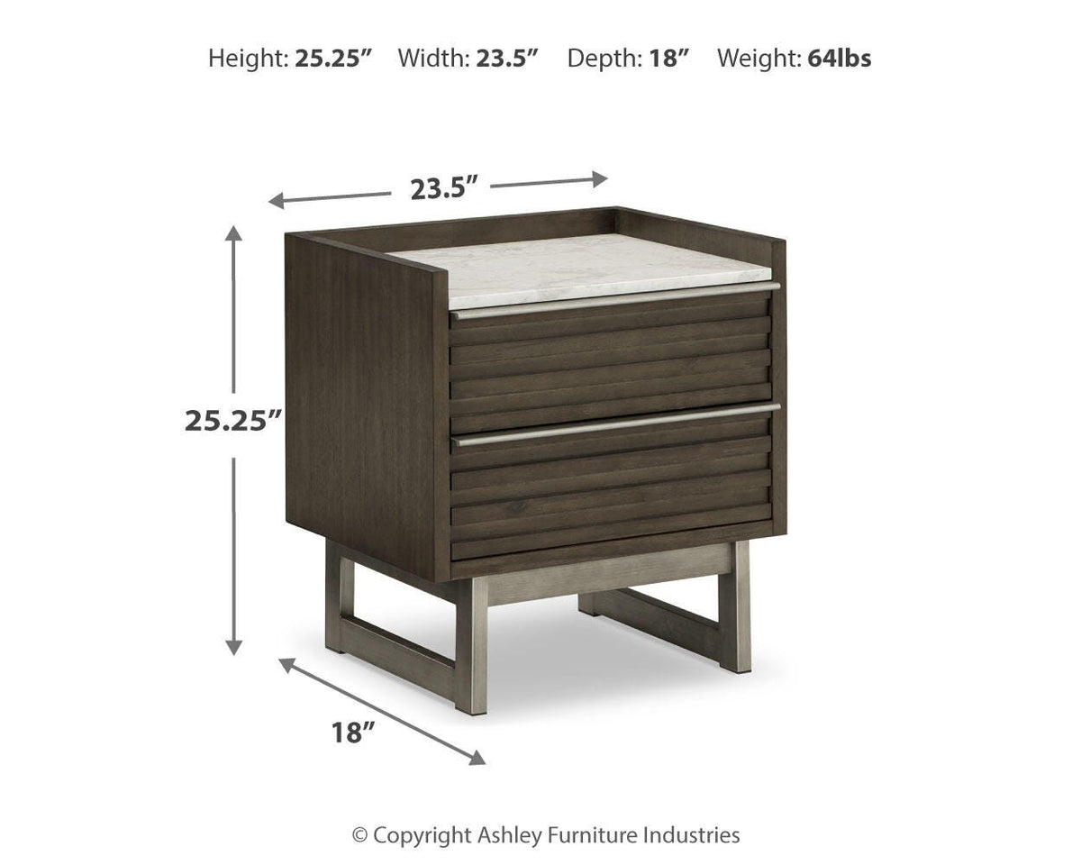 Arkenton Two Drawer Night Stand