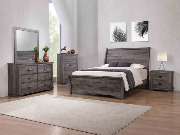 Coralee Bed Grey