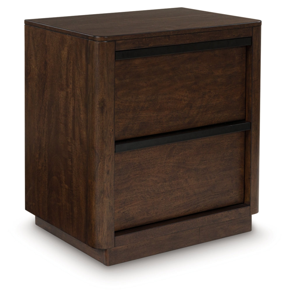 Dilenno California King Canopy Bed with Mirrored Dresser and Nightstand