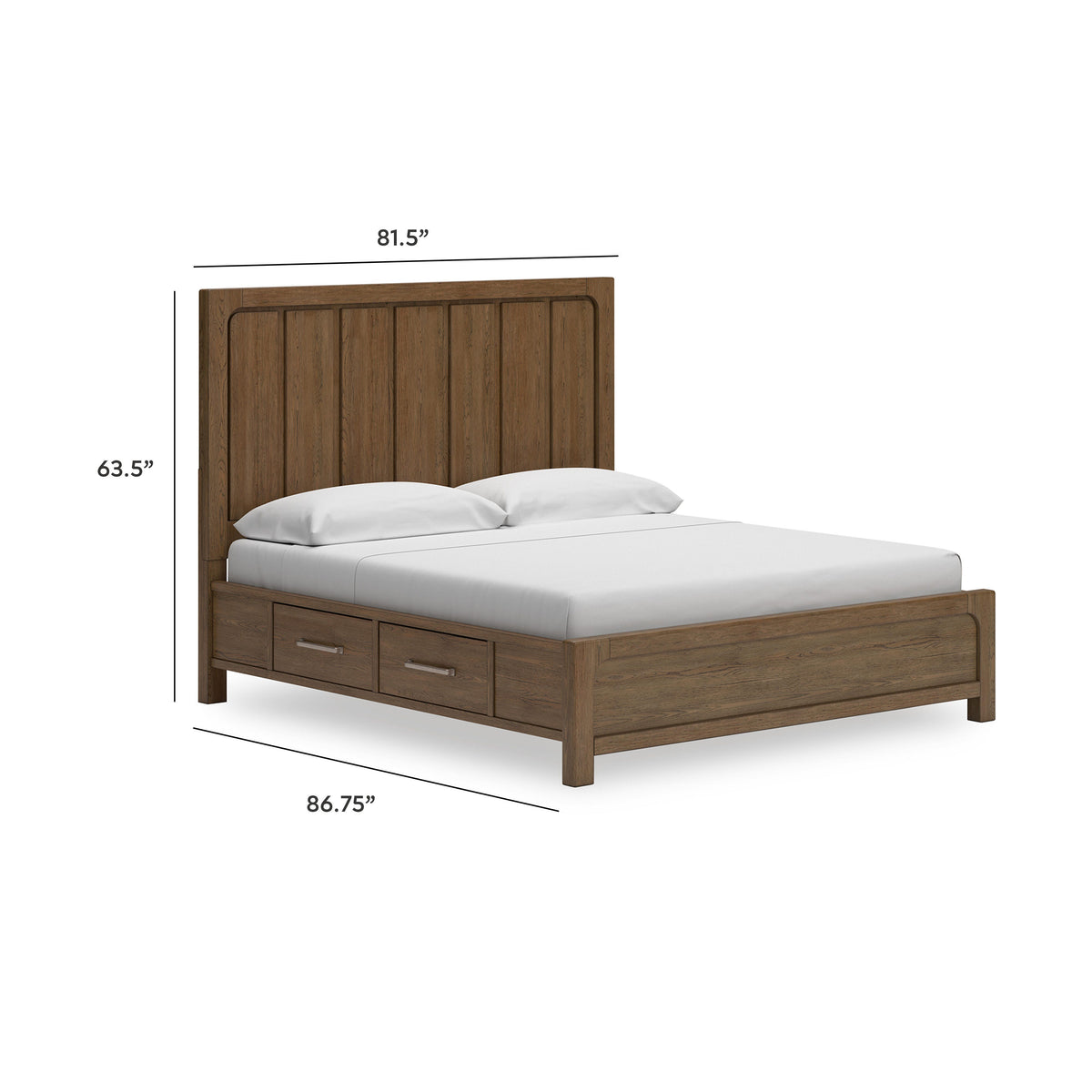 Cabalynn King Panel Bed with Storage