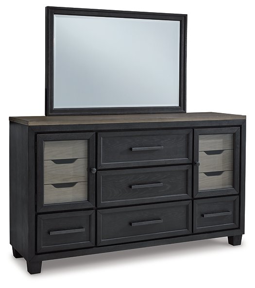 Foyland Dresser and Mirror – Canales Furniture