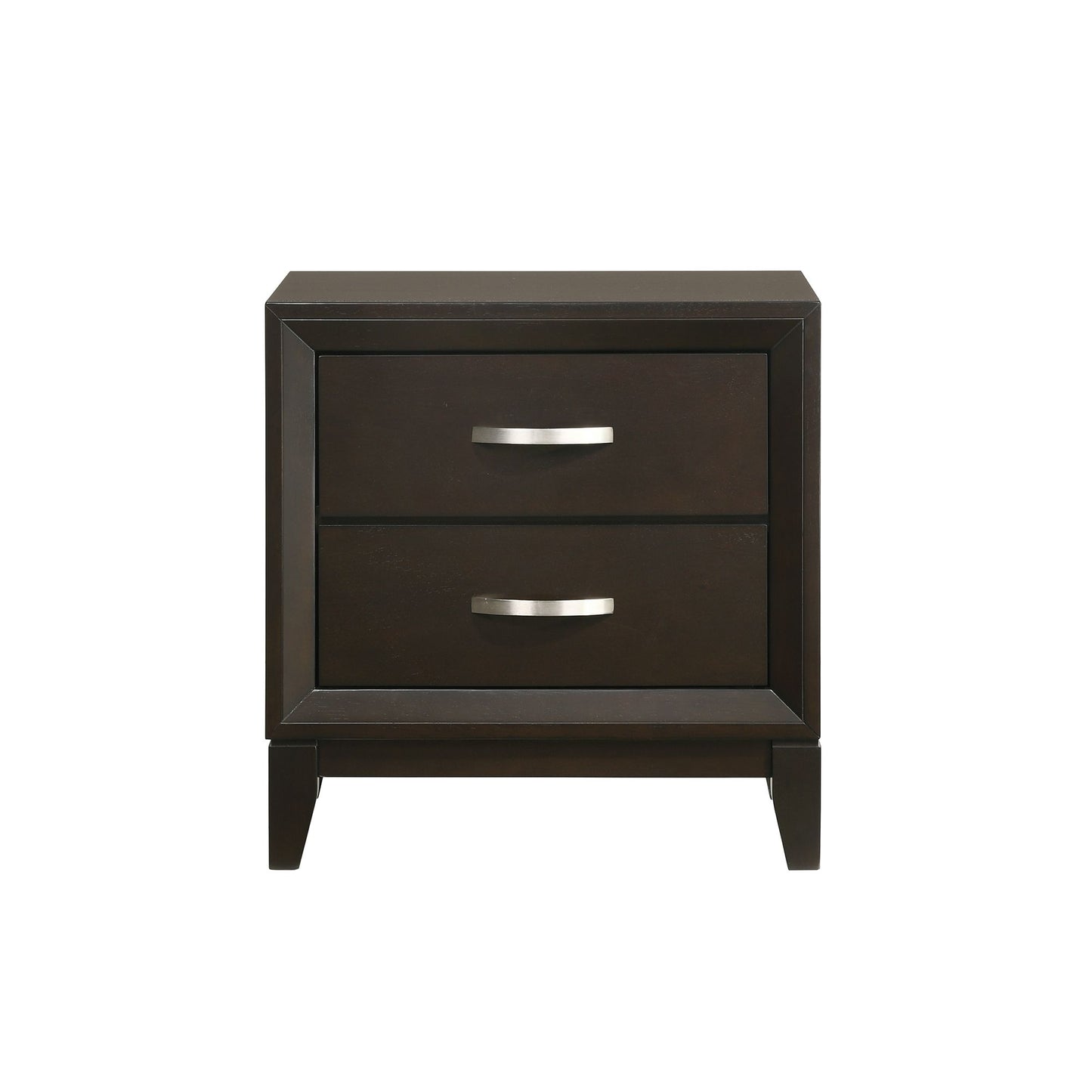 Beaumont 2-Drawer Nightstand in Merlot
