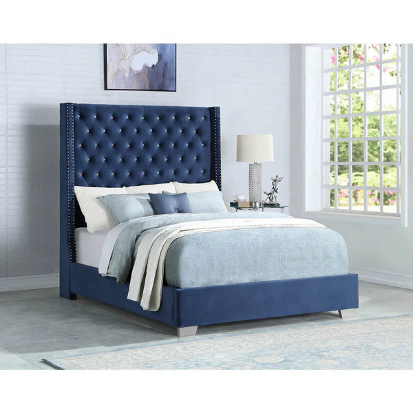 Aria Diamond 6Ft Upholstered Bed