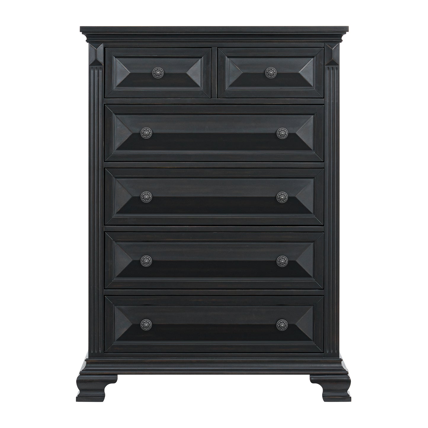 Bridgestone 6-Drawer Chest in Black