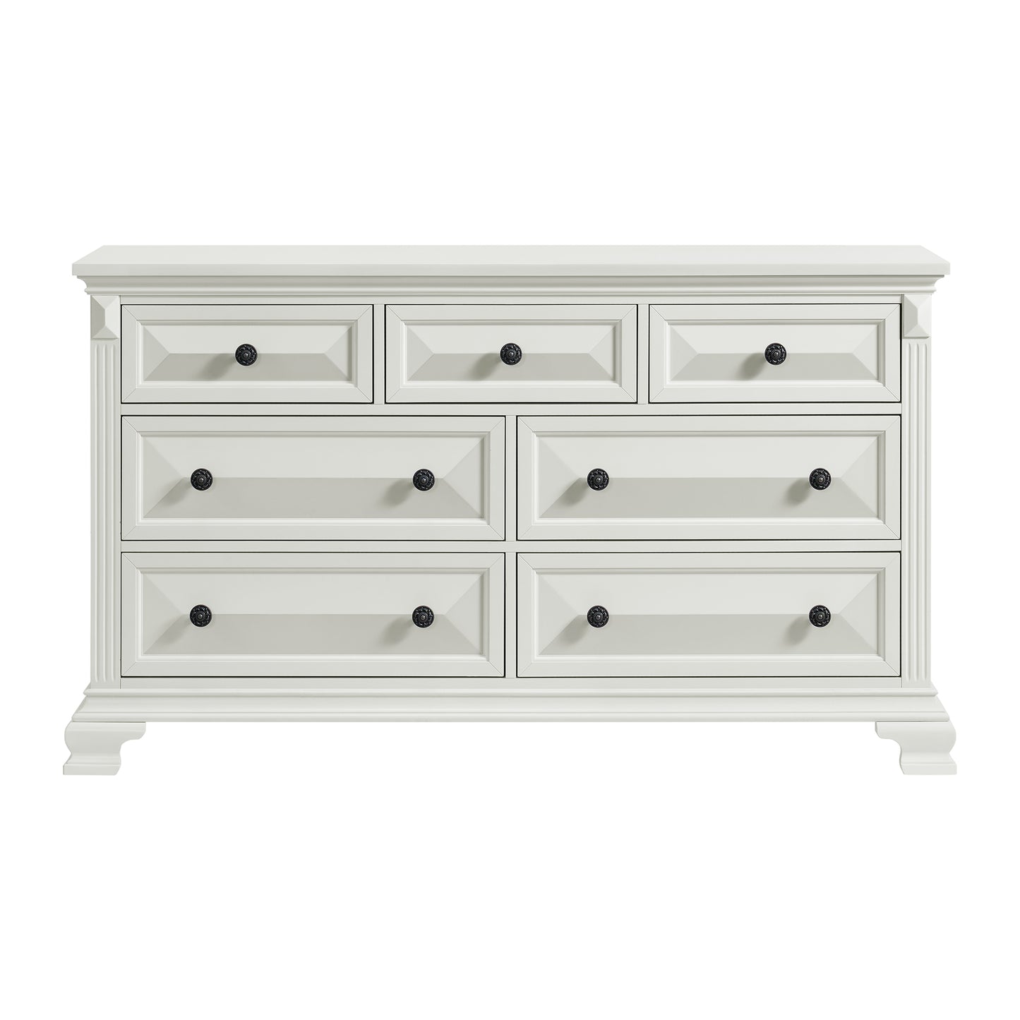 Bridgestone 7-Drawer Dresser in Antique White