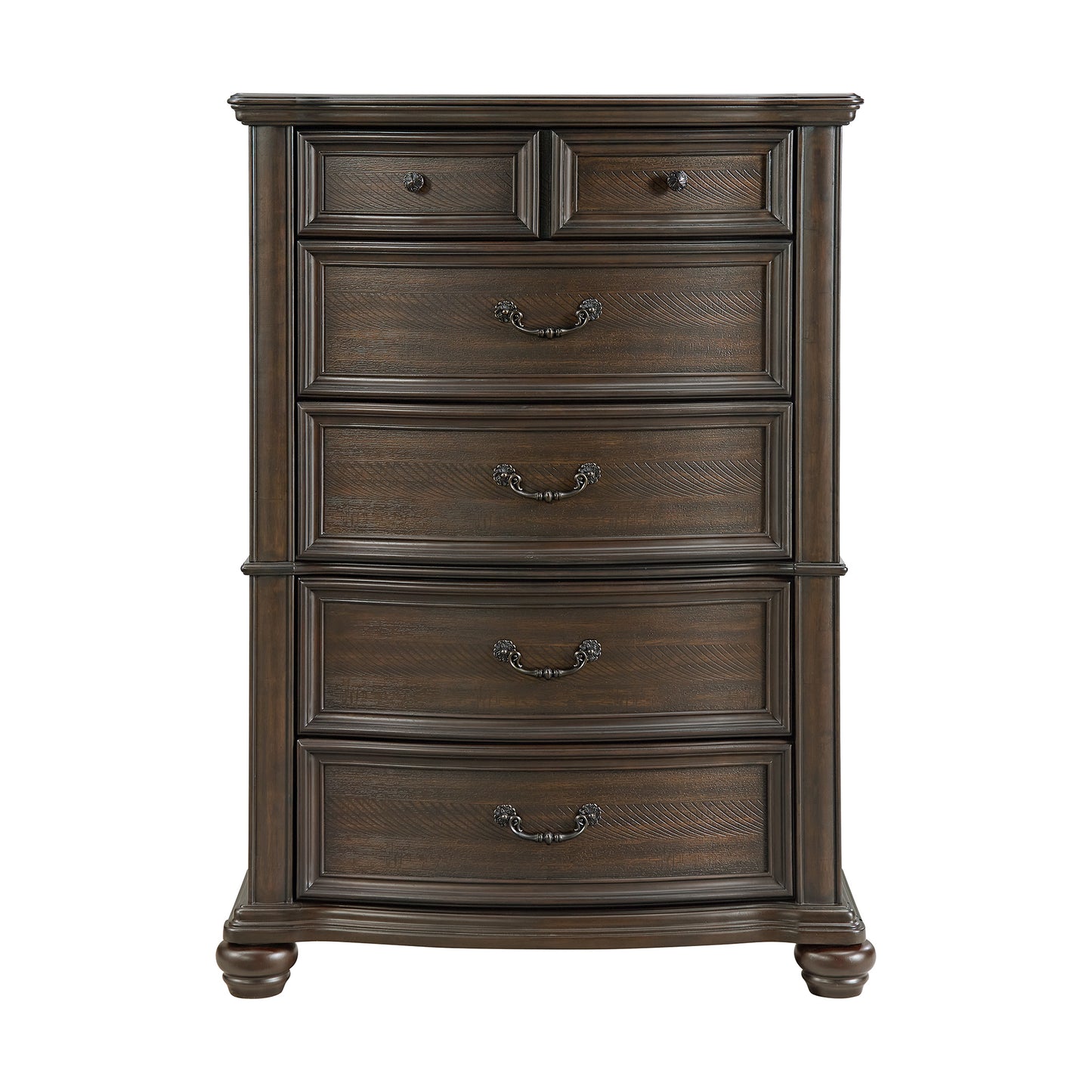 Brunswick 5-Drawer Chest in Mahogany