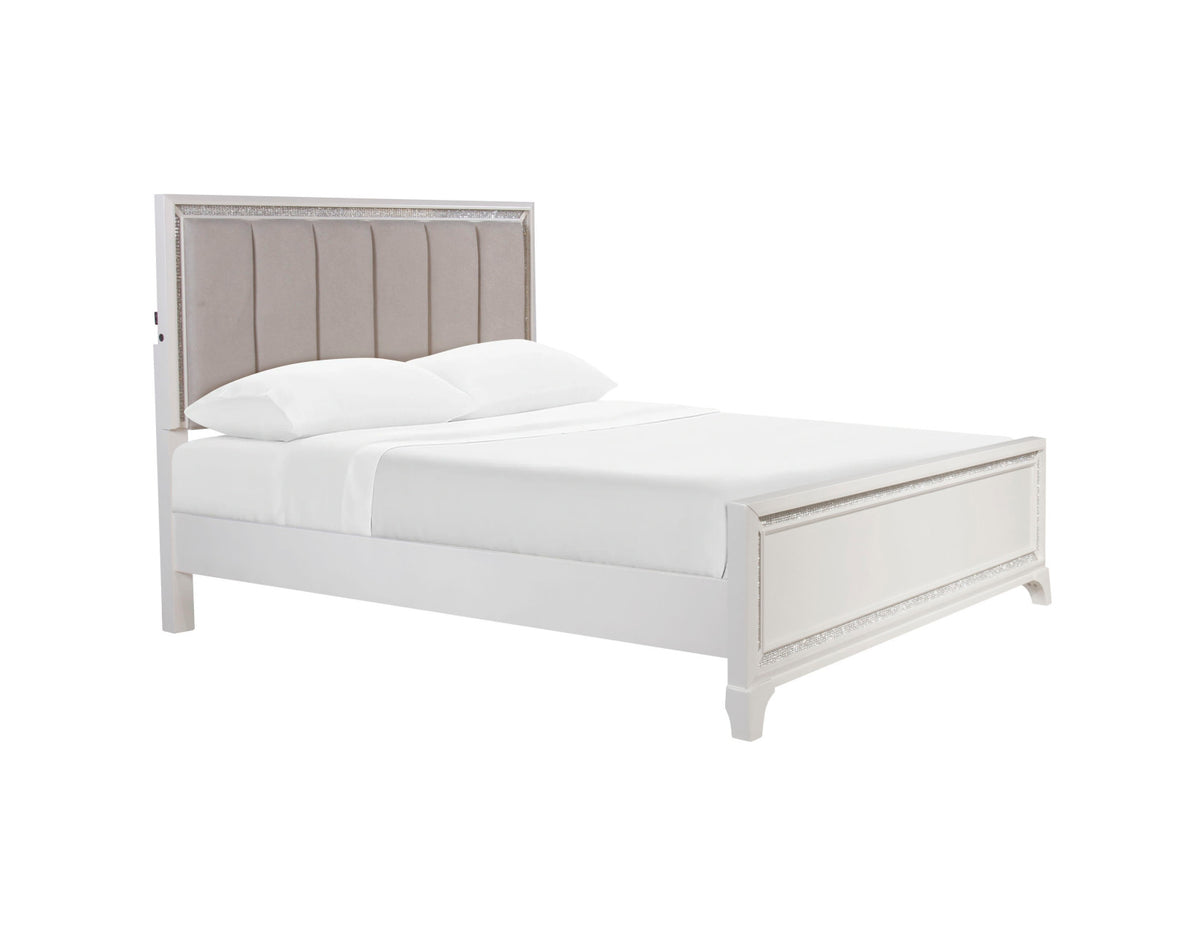 Cassie Illuminating Glam Bedroom Set