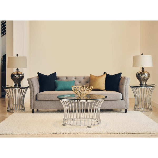 Emma 3Pc Occasional Table Set-Coffee Table & Two End Tables