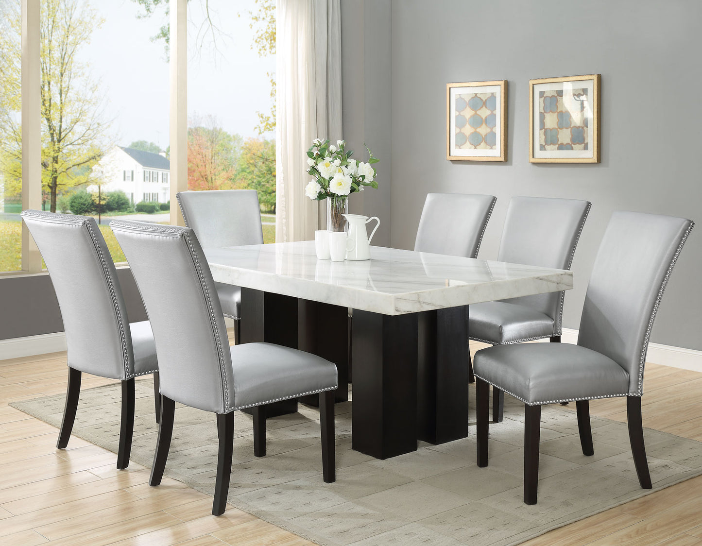 Silla de comedor Camila Silver