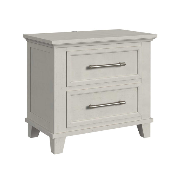 Canterbury 2-Drawer Nightstand With Usb In Ivory