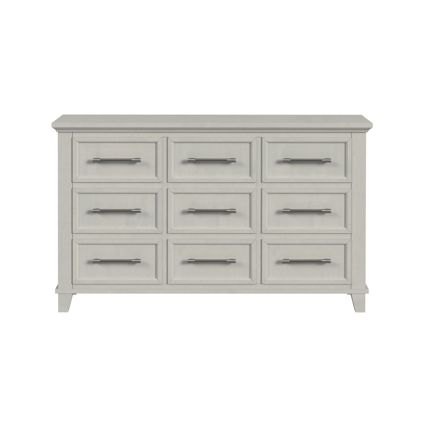 Canterbury 9-Drawer Dresser in Ivory