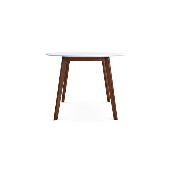 Mesa de comedor Carlton con tapa blanca
