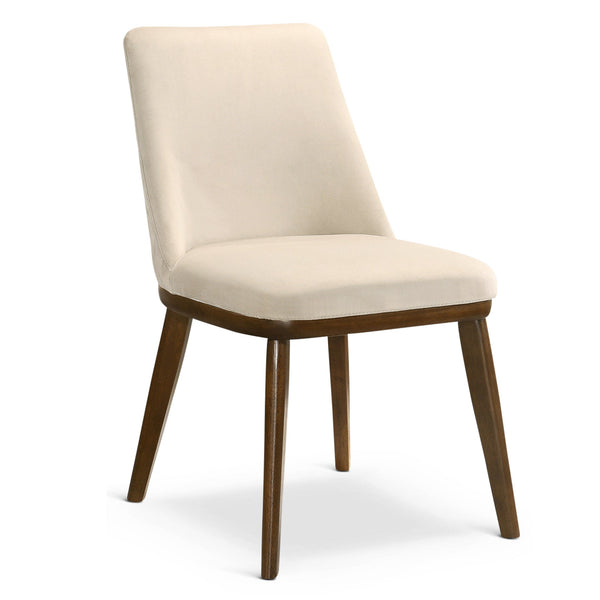 Silla de comedor de terciopelo beige Clove (juego de 2)