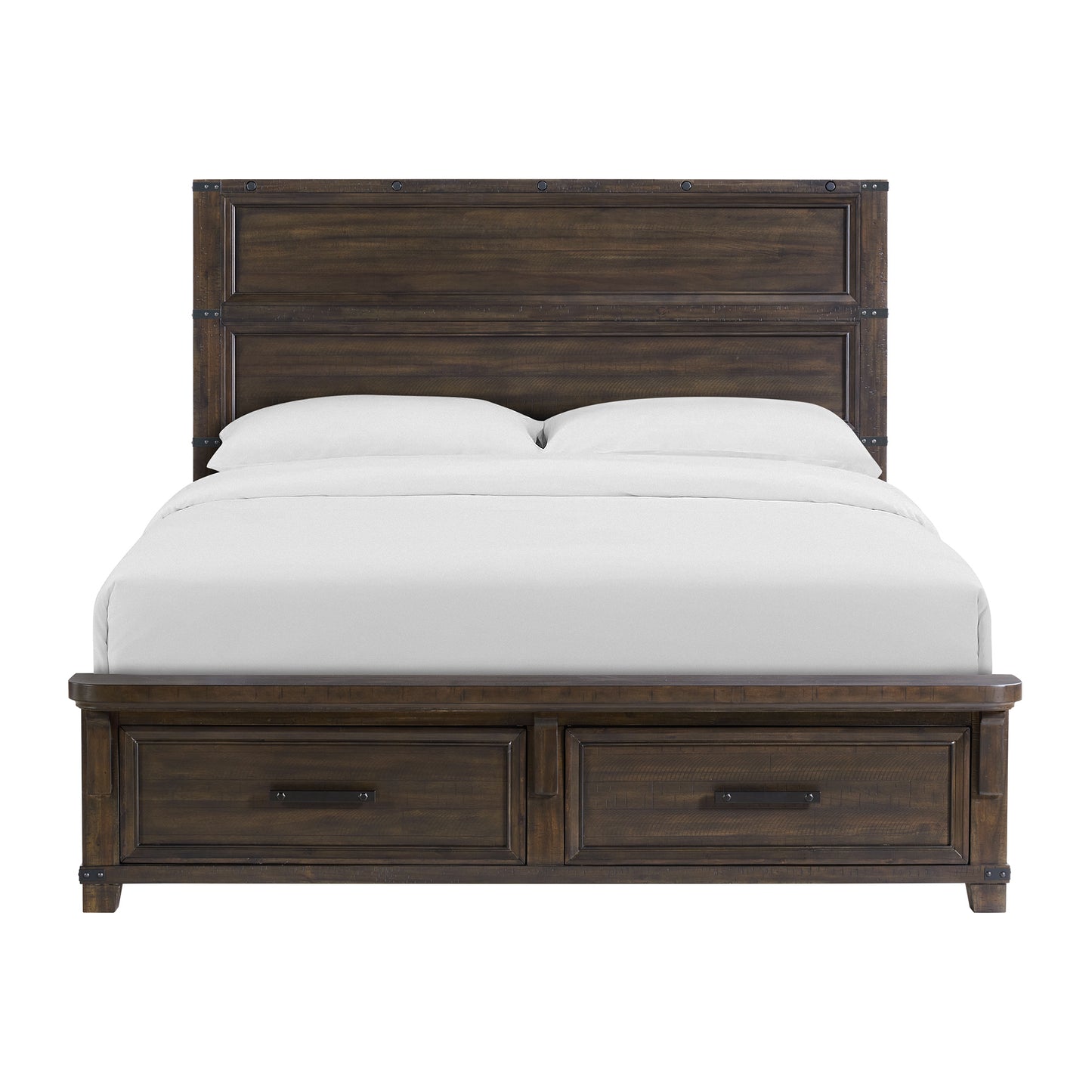 Colorado City King Storage Bed in Charcoal