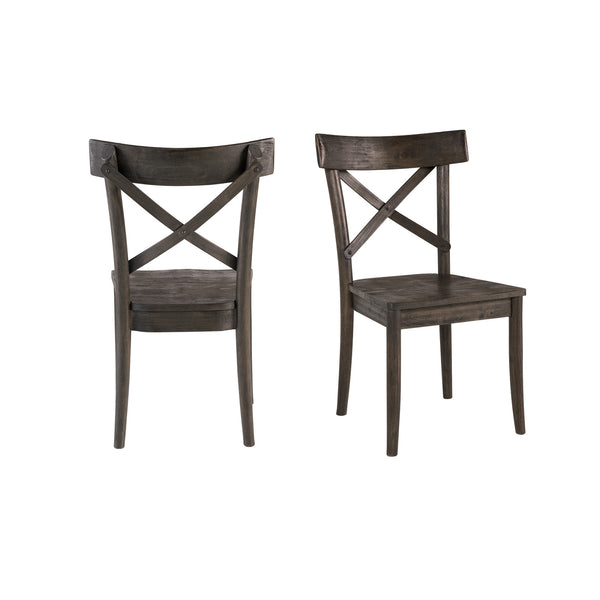 Coronado Side Chair (2/Ctn) Chocolate