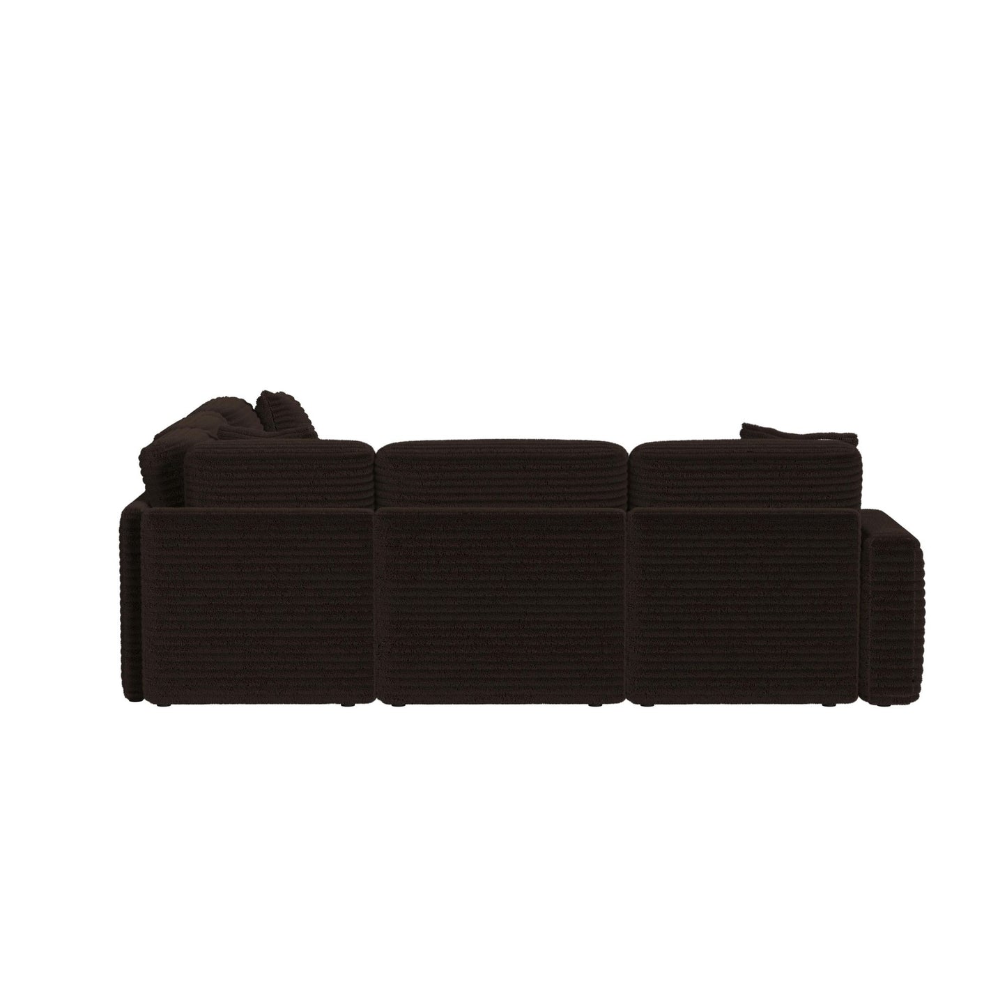 Corsicana 6PC Sectional Set in Masis Espresso