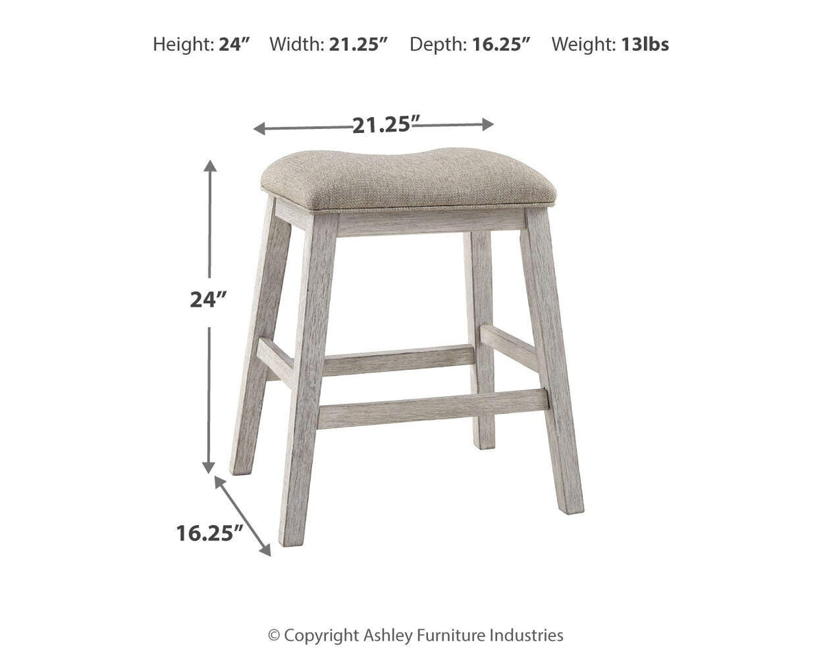 Skempton Upholstered Stool (2/CN)
