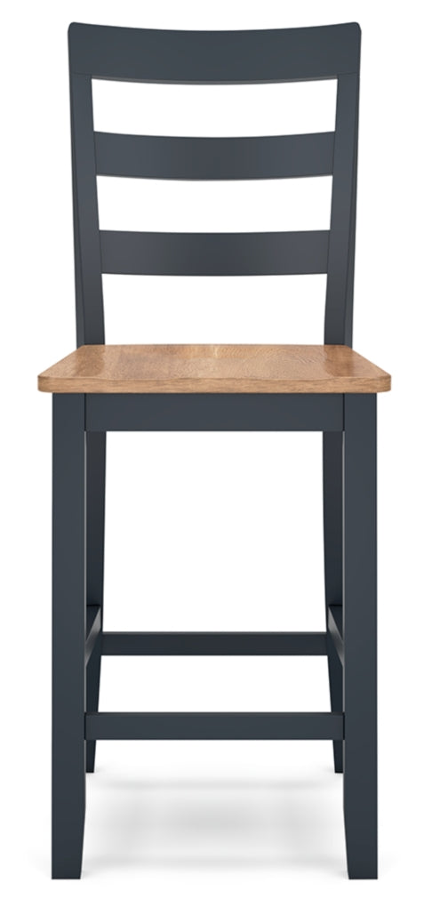 Gesthaven Counter Height Dining Table and 2 Barstools