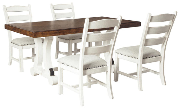 Valebeck Dining Table and 4 Chairs