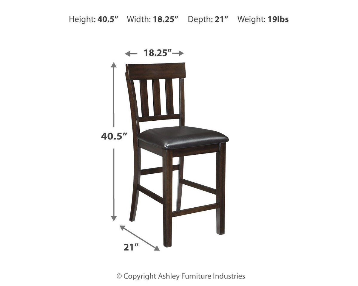 Haddigan Counter Height Dining Table and 8 Barstools