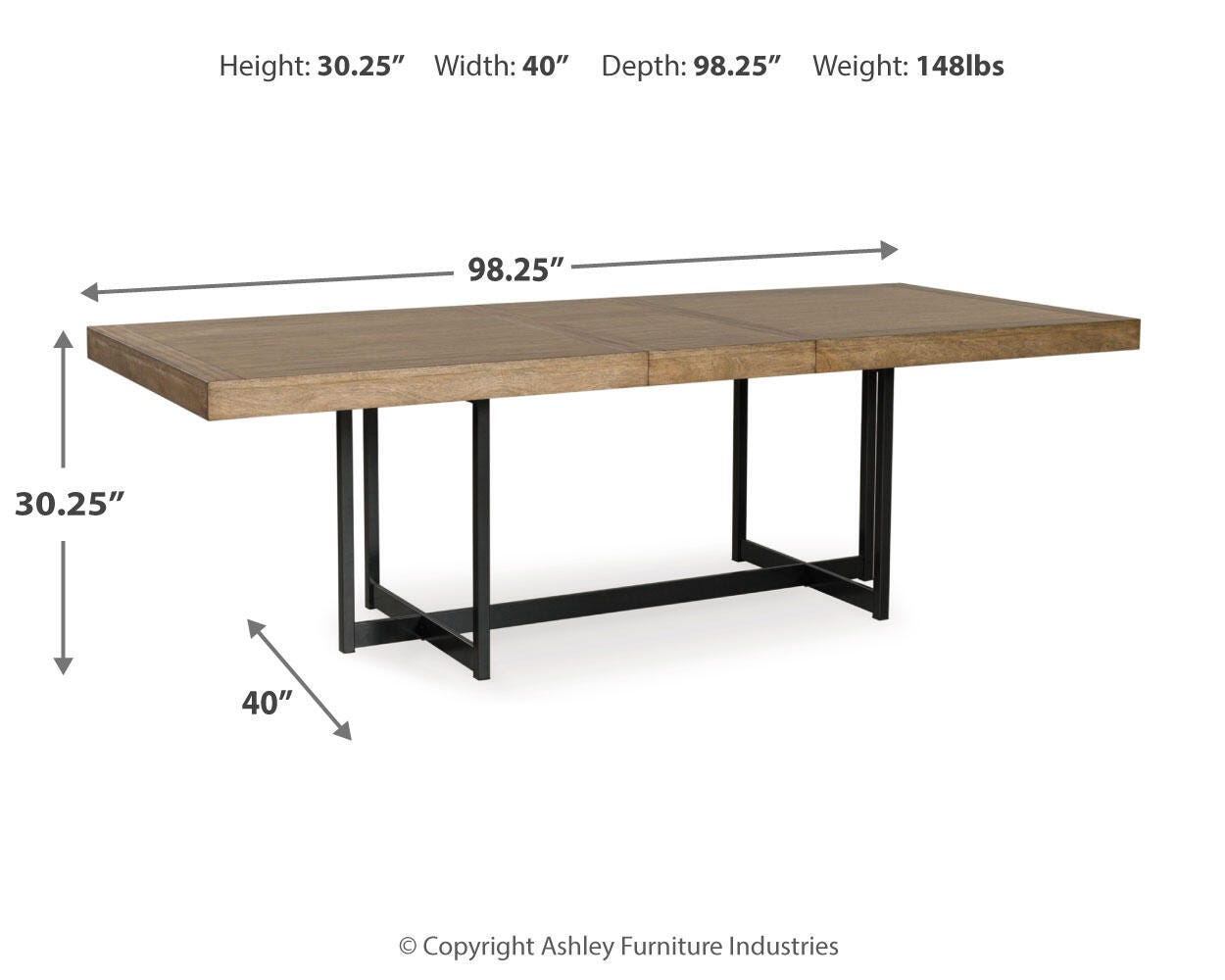 Tomtyn Dining Table and 8 Chairs