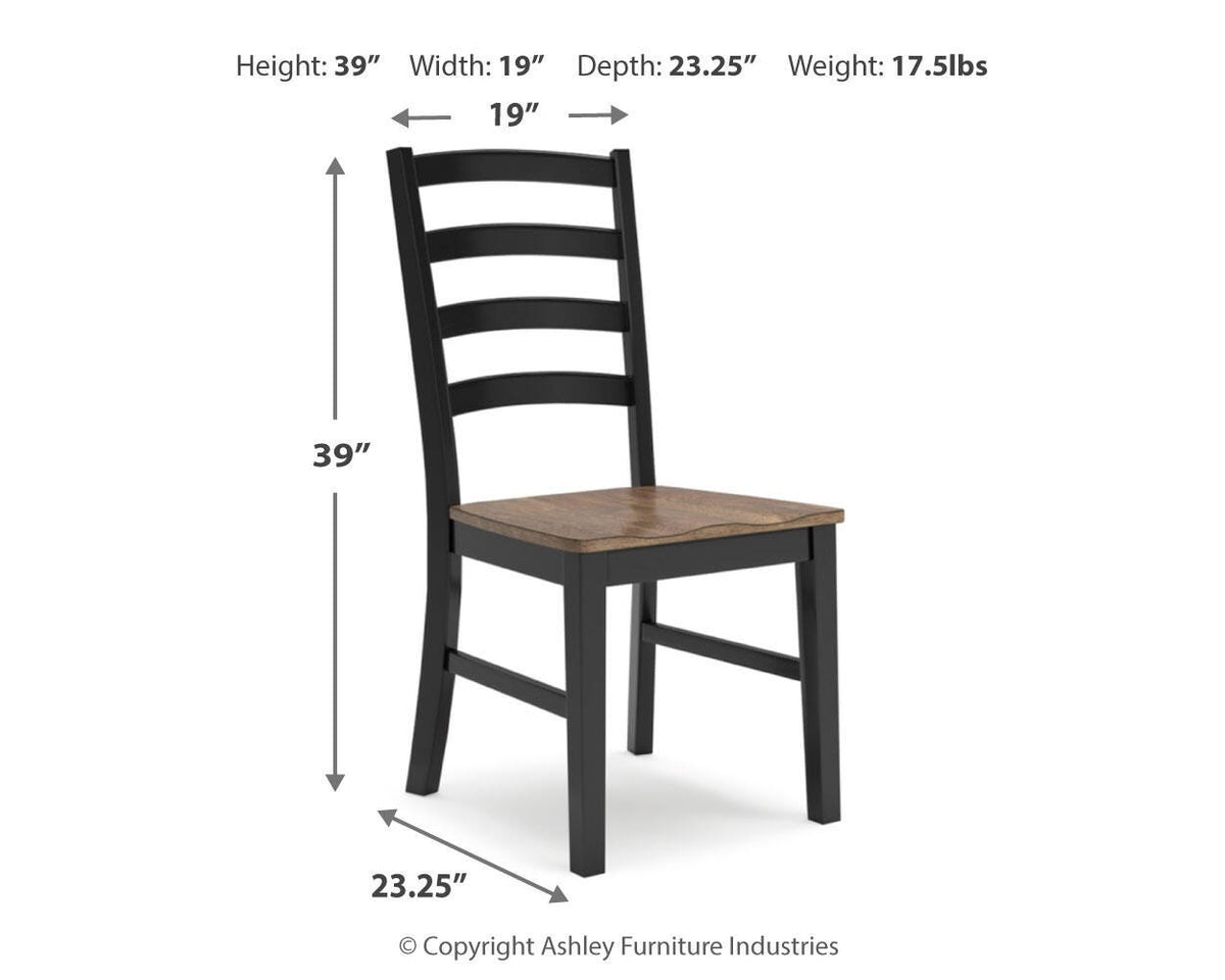 Wildenauer Dining Room Side Chair (2/CN)