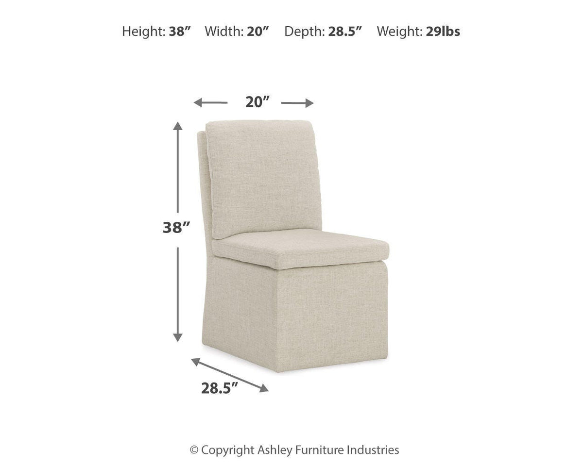 Krystanza Dining UPH Side Chair (2/CN)
