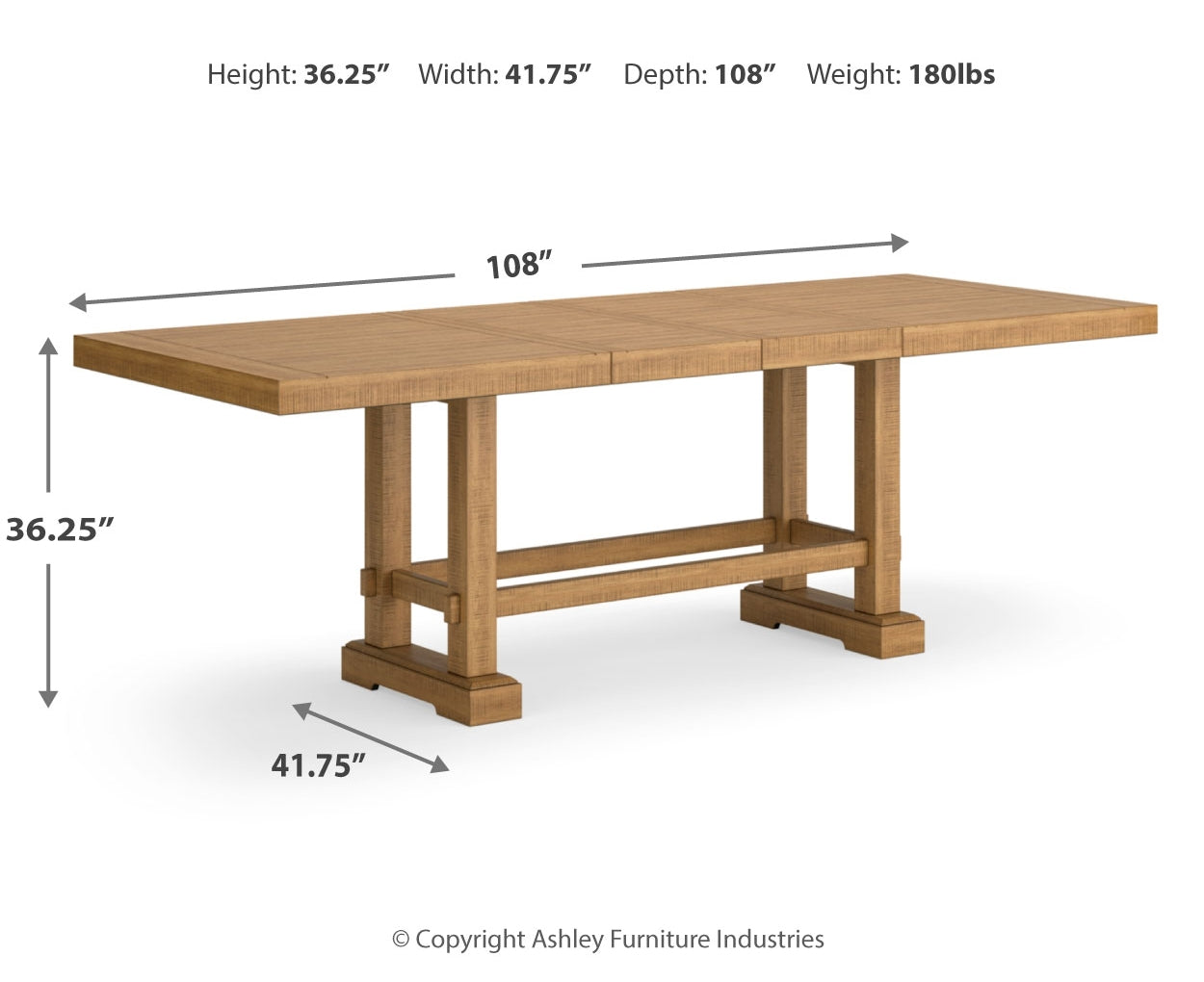 Havonplane Counter Height Dining Table and 10 Barstools