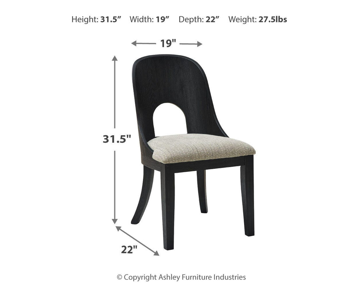 Rowanbeck Dining UPH Side Chair (2/CN)