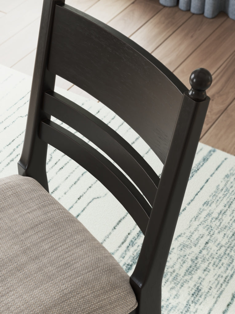 Greddinton Counter Height Dining Table and 4 Barstools