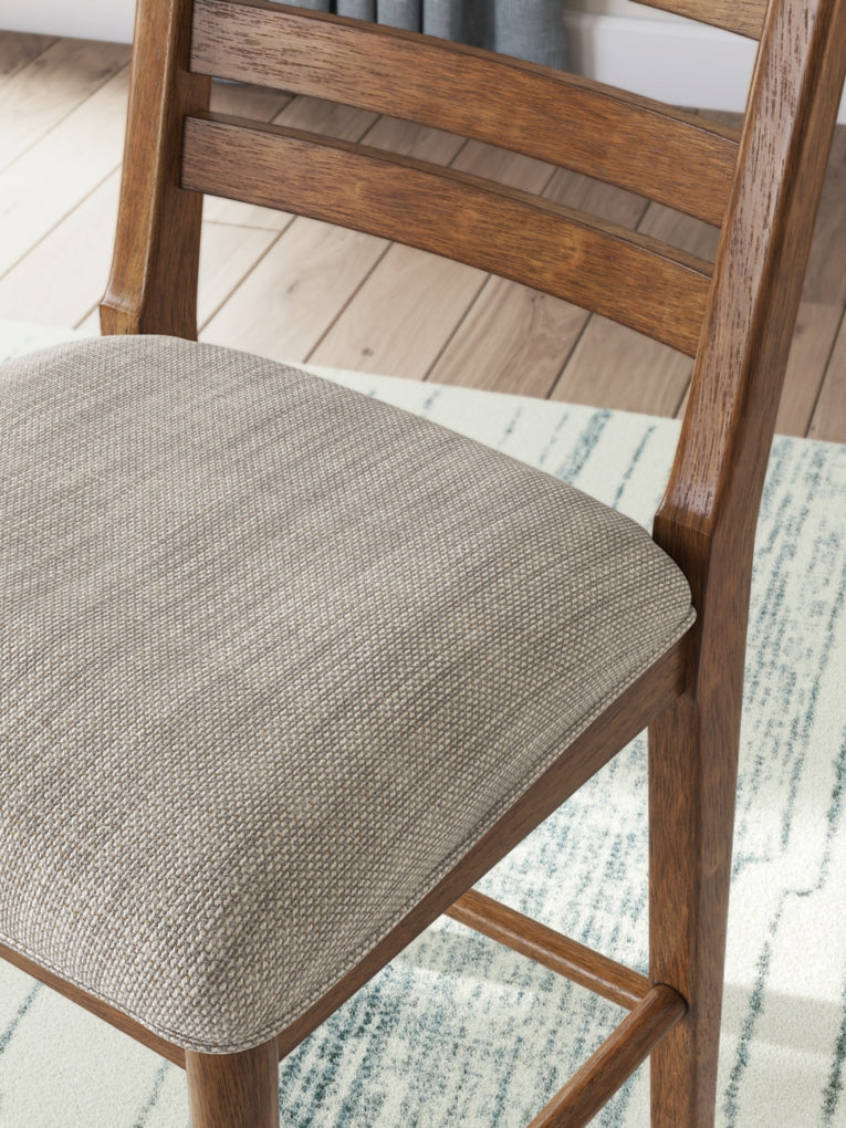 Greddinton Counter Height Dining Table and 4 Barstools