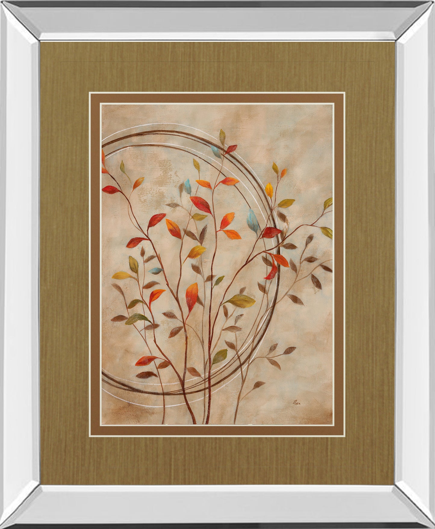 Mirrored Frame Autumn'S Delight II By Nan