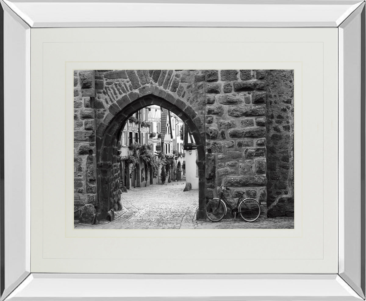 Mirrored Frame Bicycle Of Riquewihr By Monte Nagler
