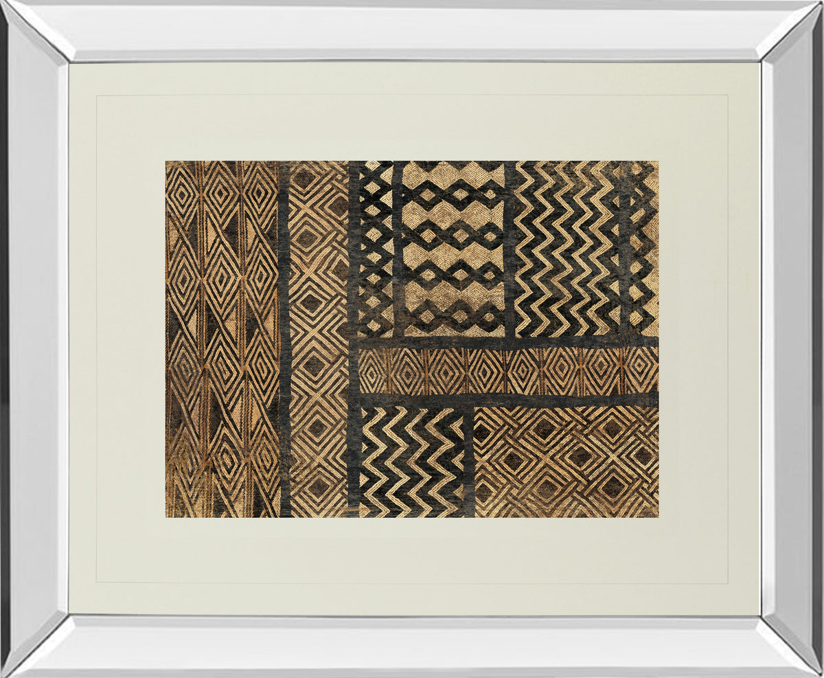 Mirrored Frame Kuba Abstract By Sue Schlabach