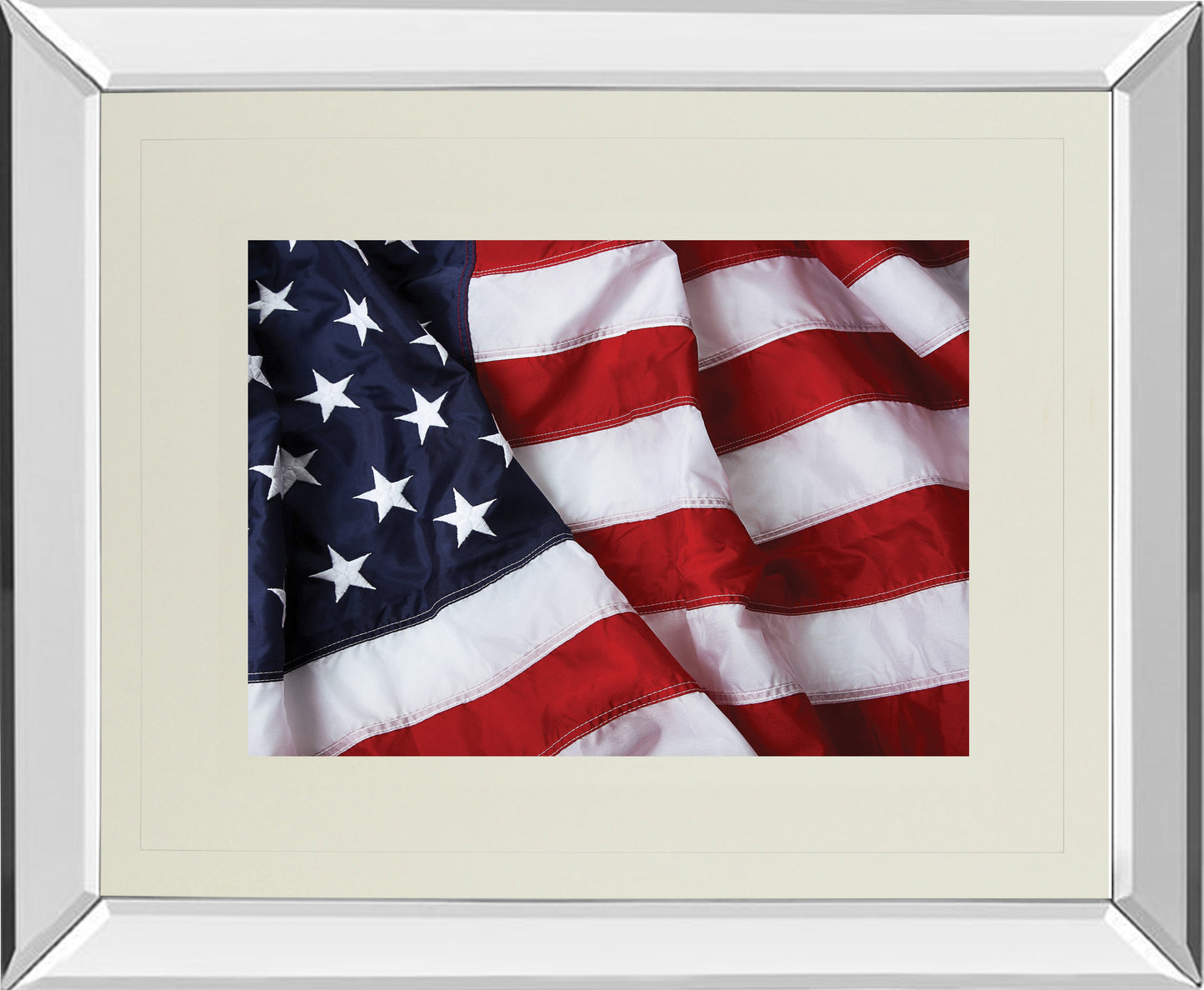 Mirrored Frame American Flag By Kikk