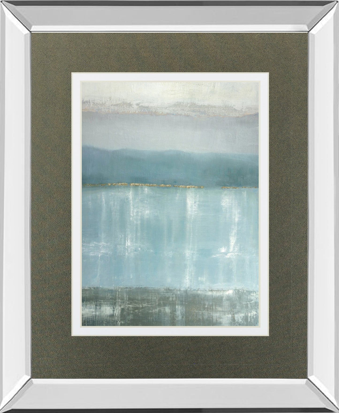 Mirrored Frame Twilight Blues By Caroline Gold ***Monl***