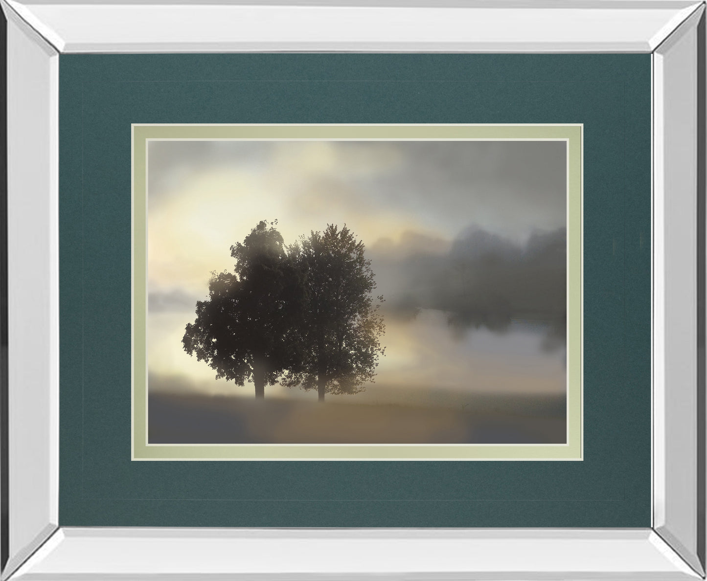 Mirrored Frame Misty Morning By Nan ***Monl***