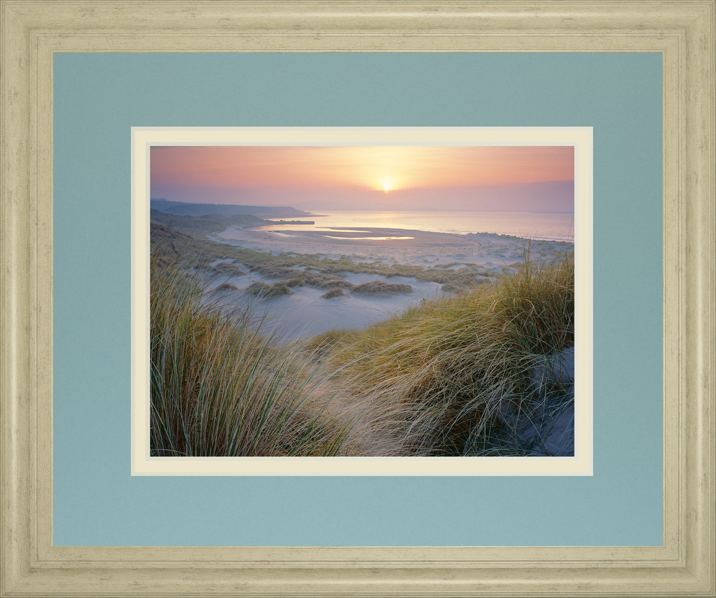Budle, Misty Sunset By Joe Cornish