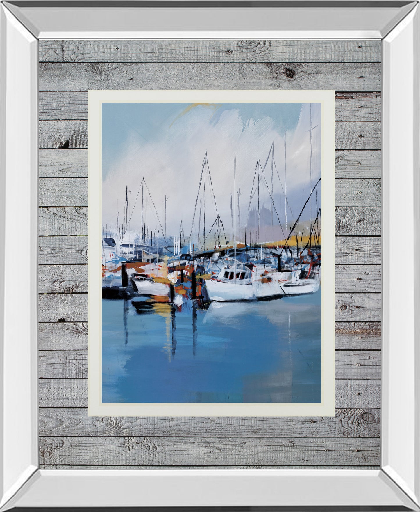 Mirrored Frame Along The Quay By Fitsimmons, A.