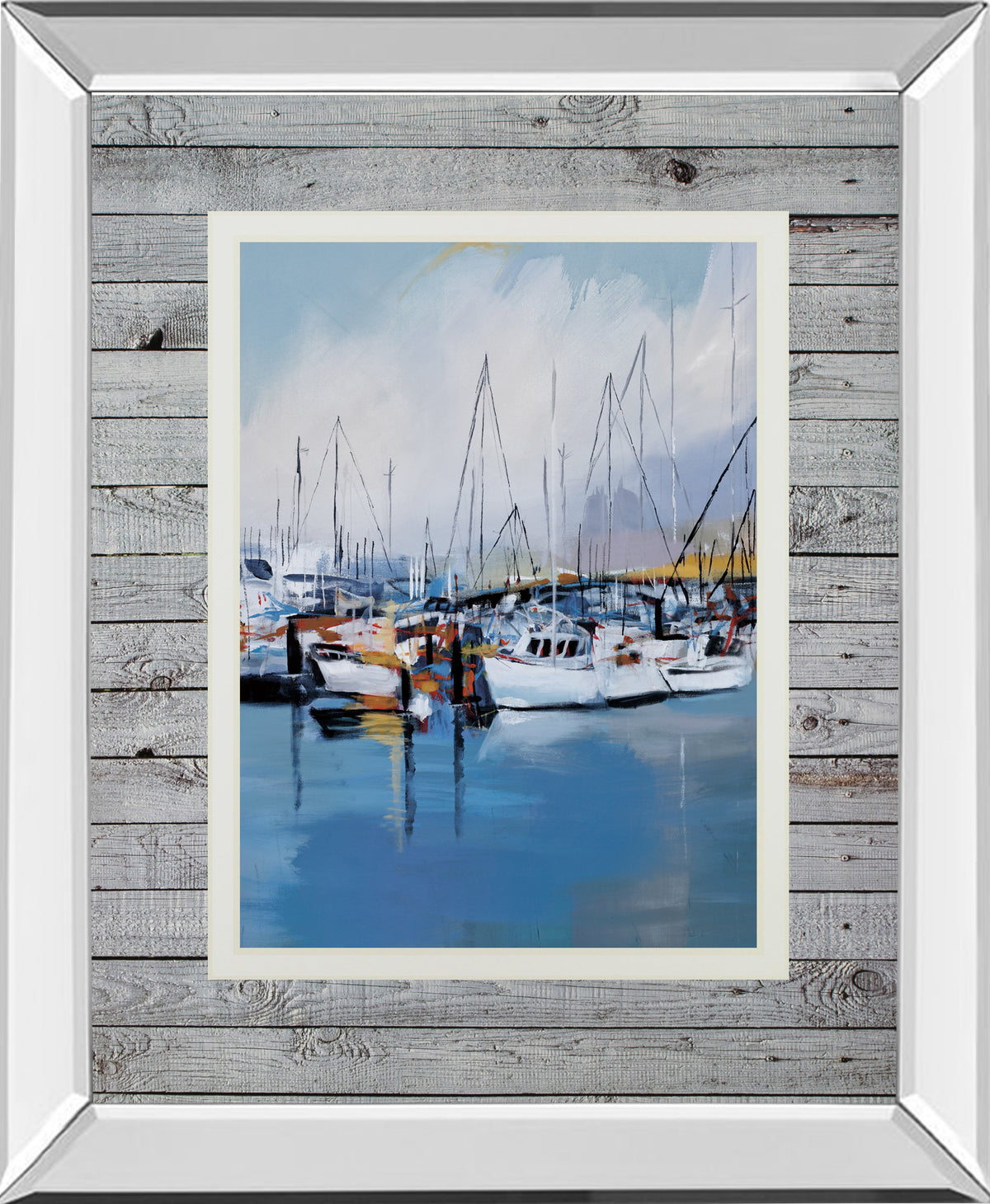 Mirrored Frame Along The Quay By Fitsimmons, A.