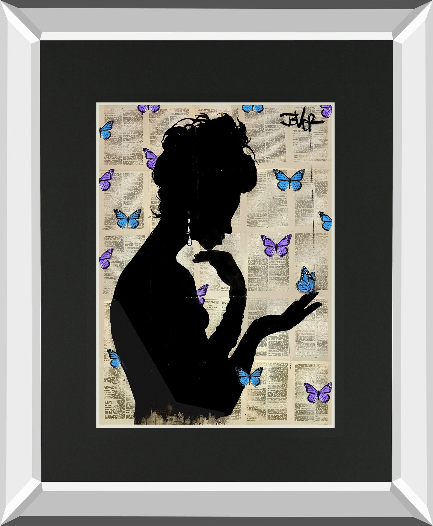 Blue Butterflight by Loui Jover