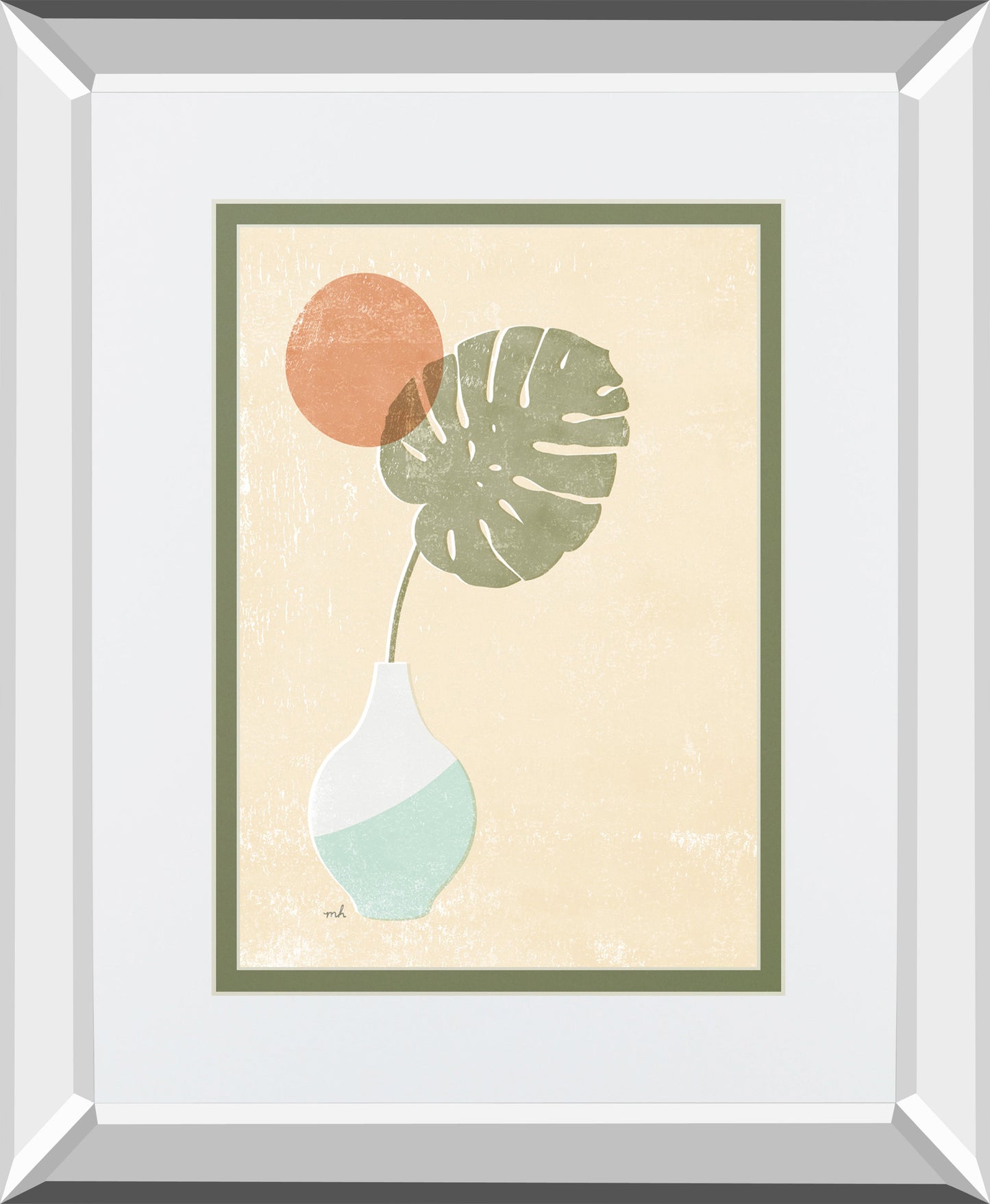 Sun Palm I Mint by Moira Hershey