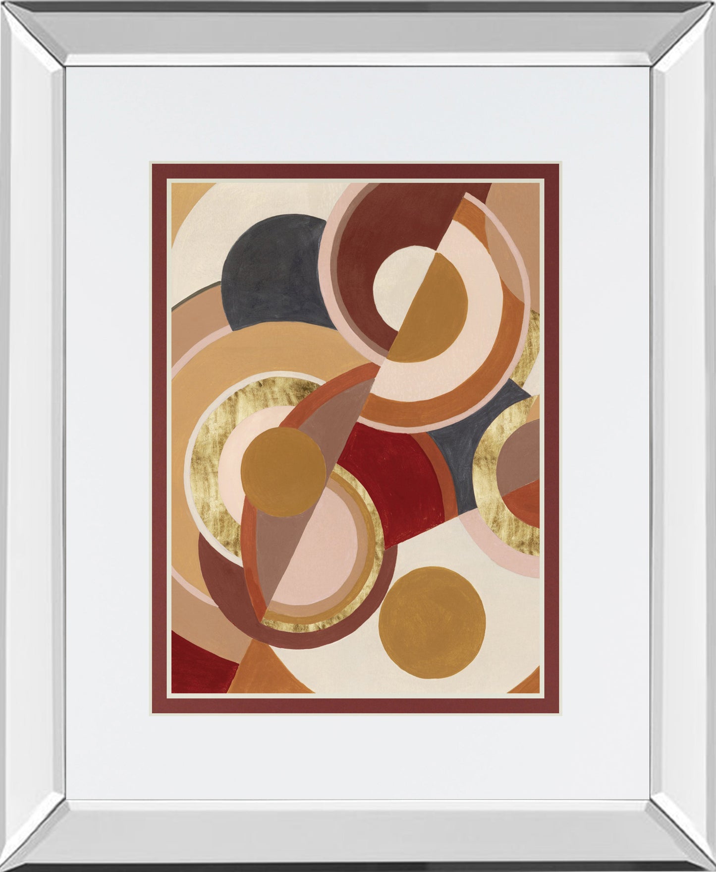 Mirrored Frame Tectonic Earth I BY Grace Popp
