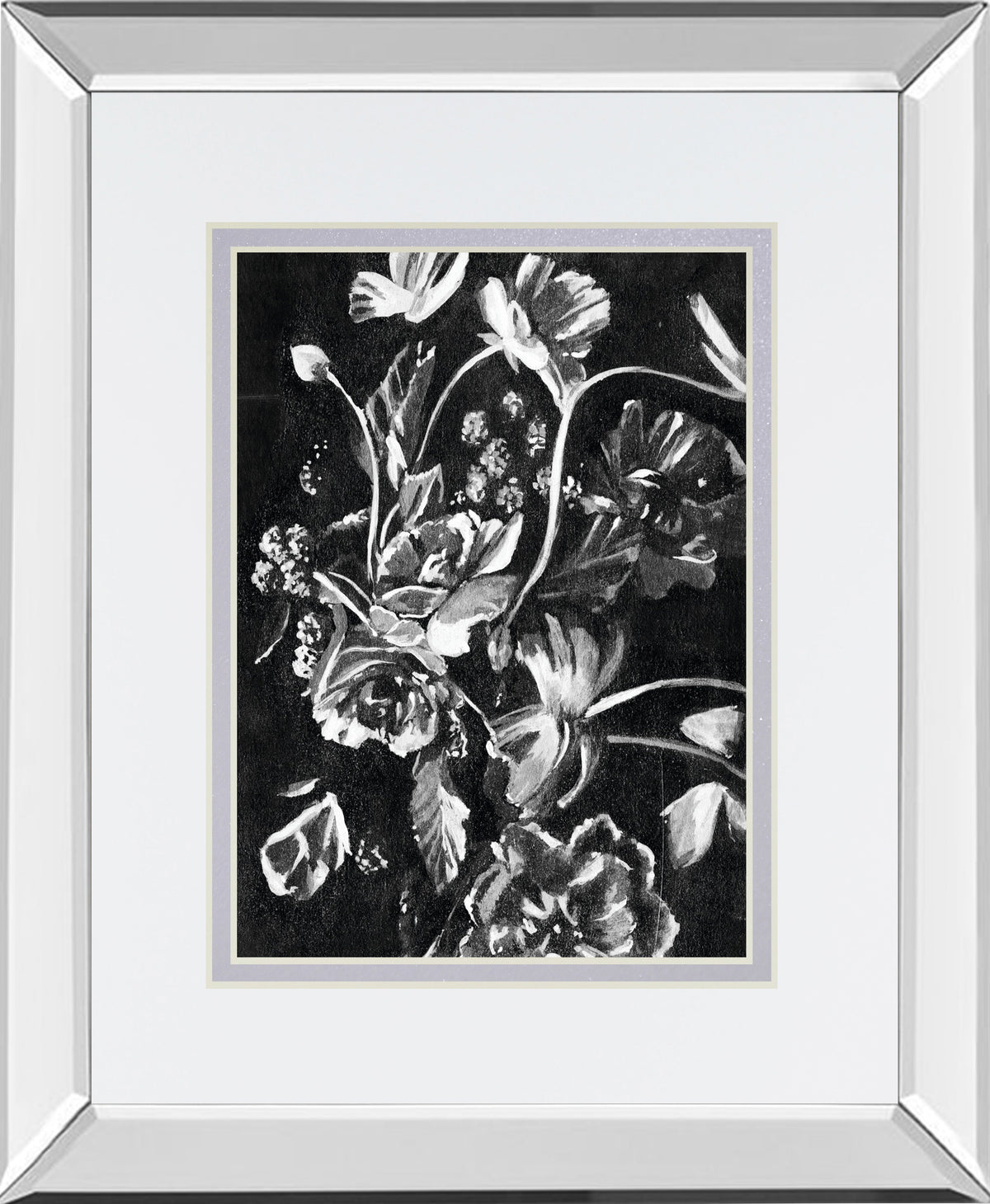 Mirrored Frame Enchanted Bloom I BY Annie Warren