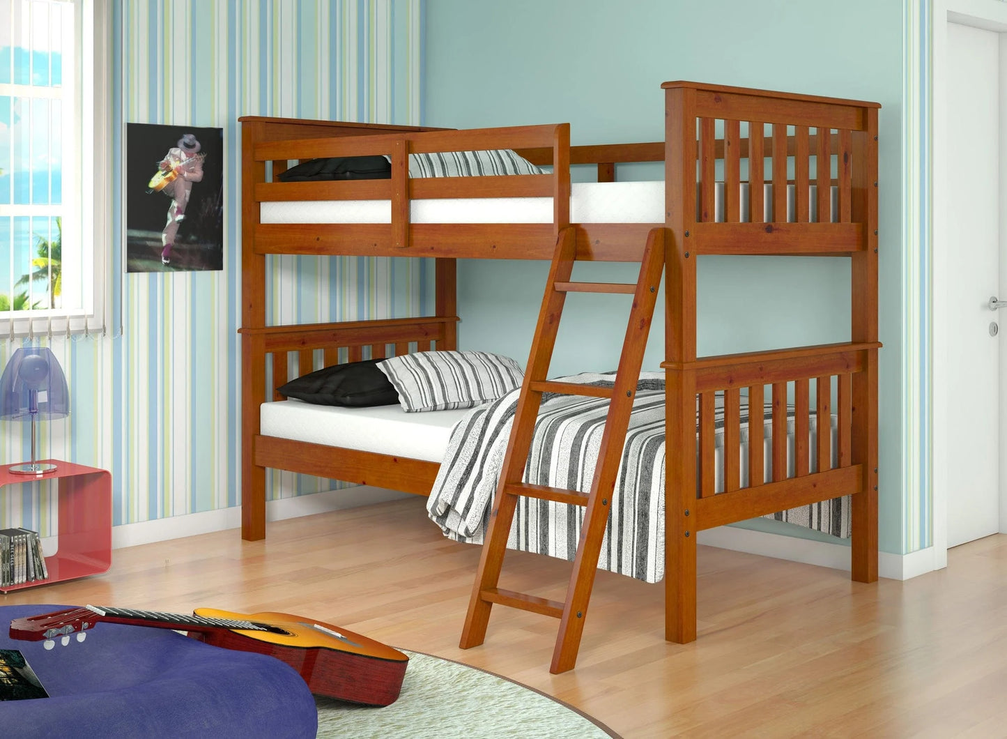 Twin/Twin Mission Bunkbed