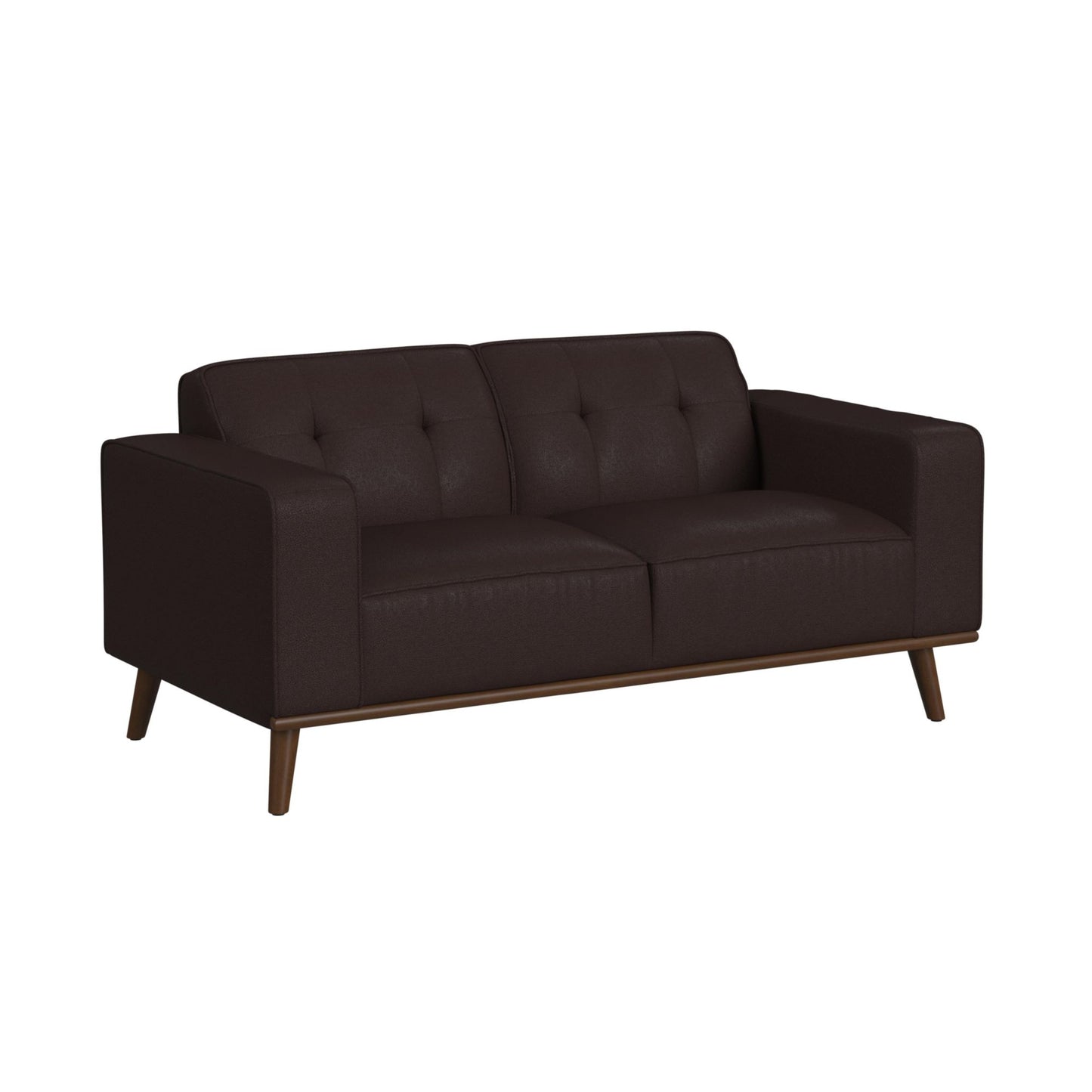 Destiny 2PC Living Room Set in Pebble Brown-Sofa & Loveseat
